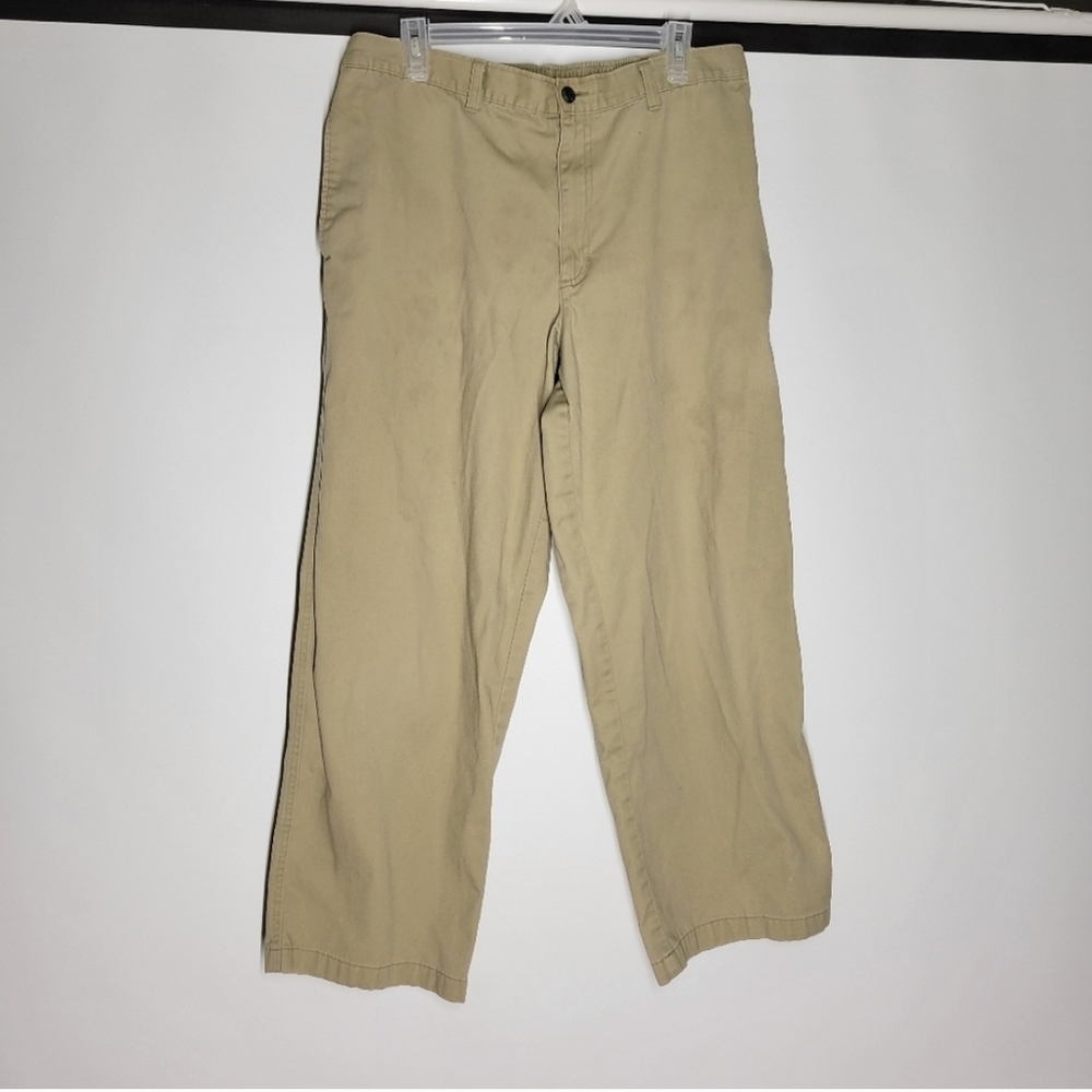 George Tan Chinos Straight Leg Cotton Blend
